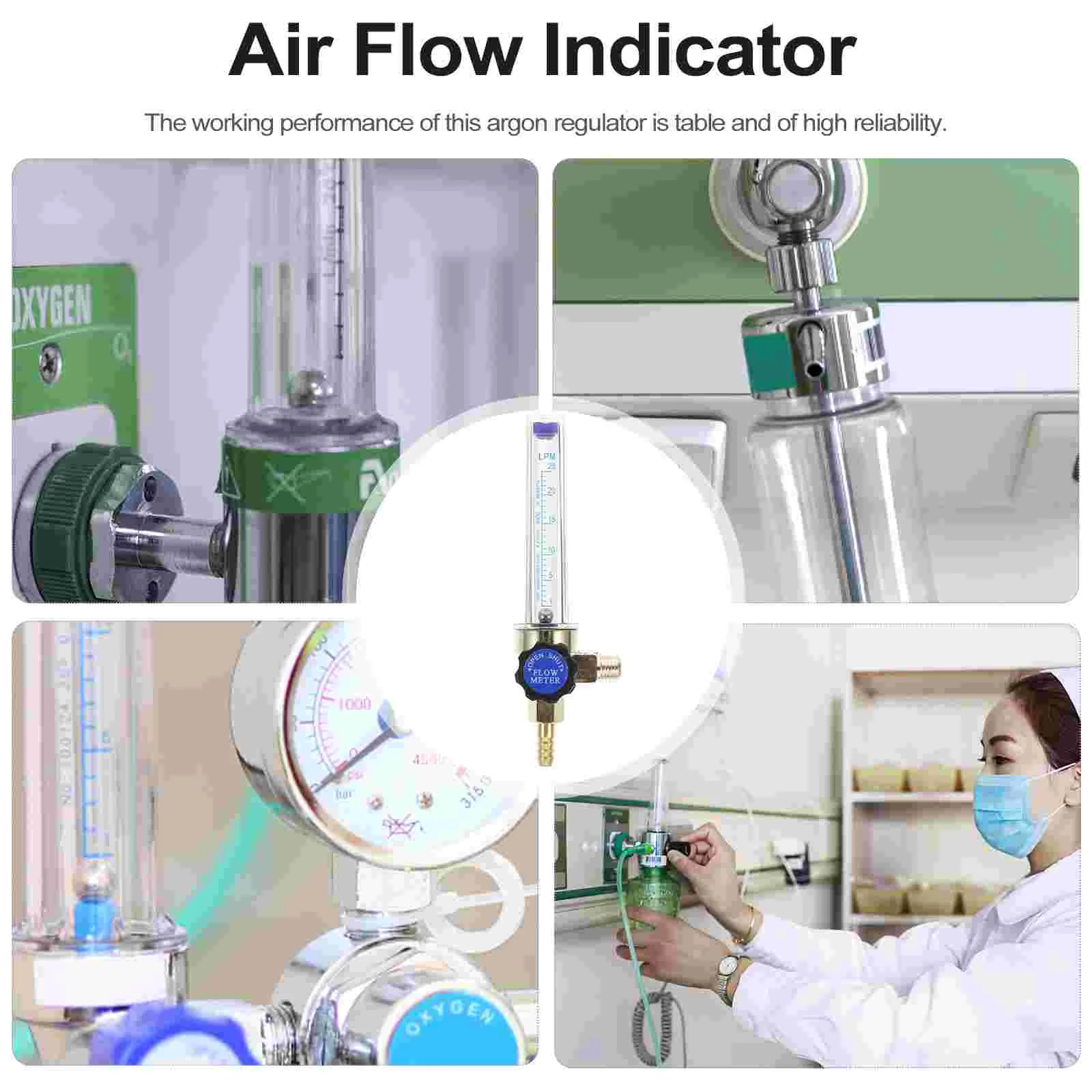 Flowmeter Regulator Professional Gas Carbon Dioxide Argon Tank Nitrogen CO2 Ppe Indicator Material