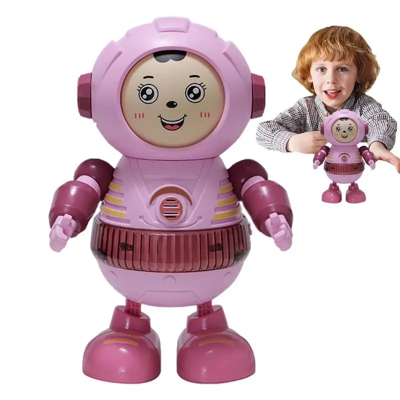 

Musical Dancing Toy Electric Changing Face Spaceman Toy Interactive Action Learning Educational Light Up Dancing Astronaut With