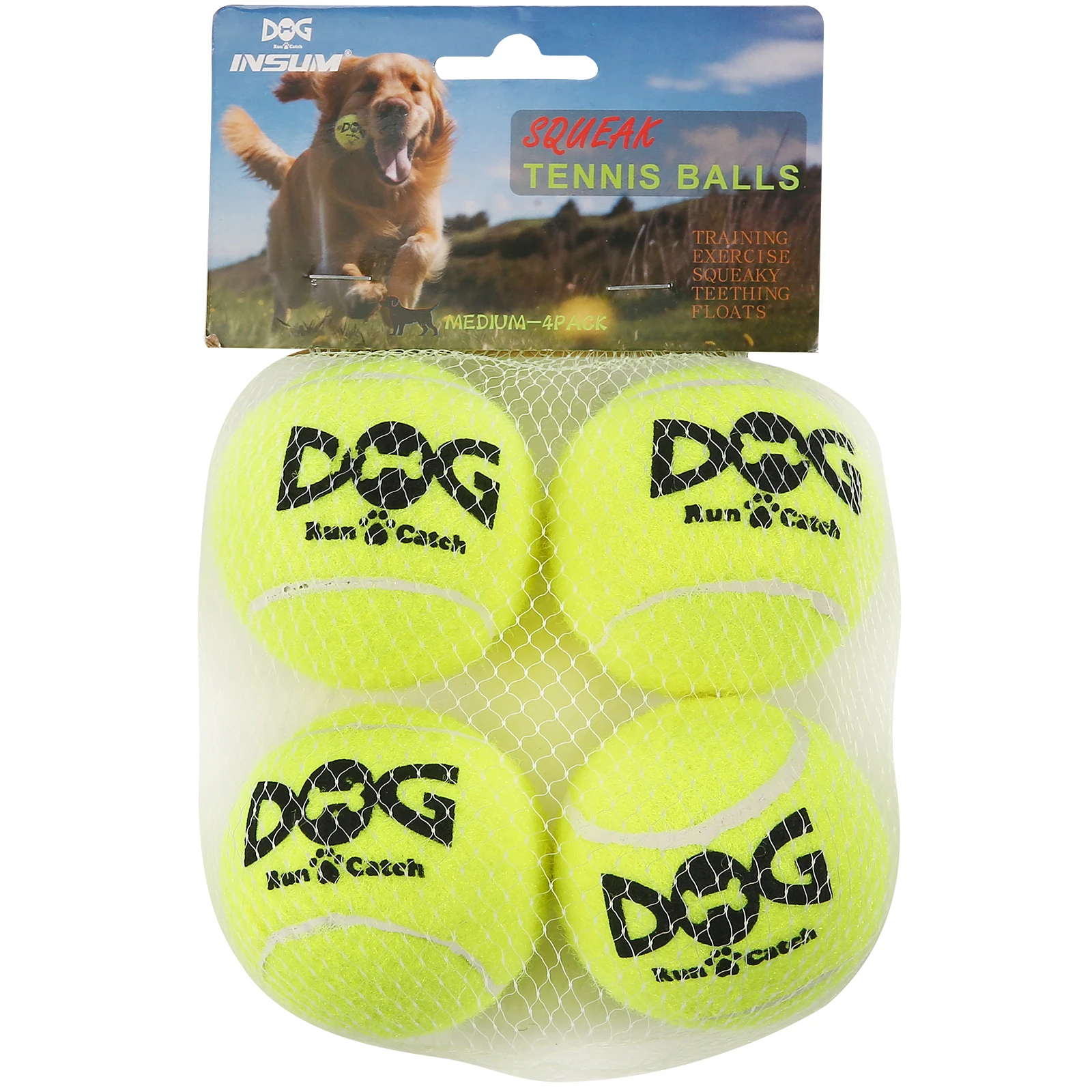 4~12 Pcs Squeaky Tennis Balls for Dog Toy, 2.5'' Small or Medium Breed Dogs Traning Easy Fetching Balls Highly Bouncy