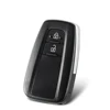 Chiave telecomando per Toyota Camry Prado 2018 2019 - KEYYOU per Toyota Camry Prado 2018 2019 2 pulsanti con chiave di emergenza lama di
