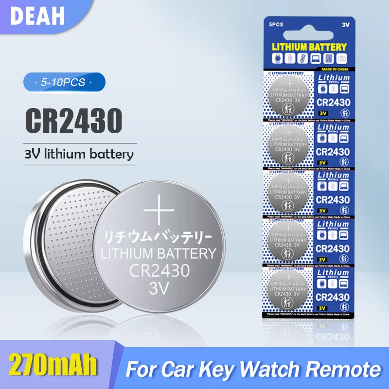 CR2430 Litio - para mandos de garaje al mejor precio - MandoBox