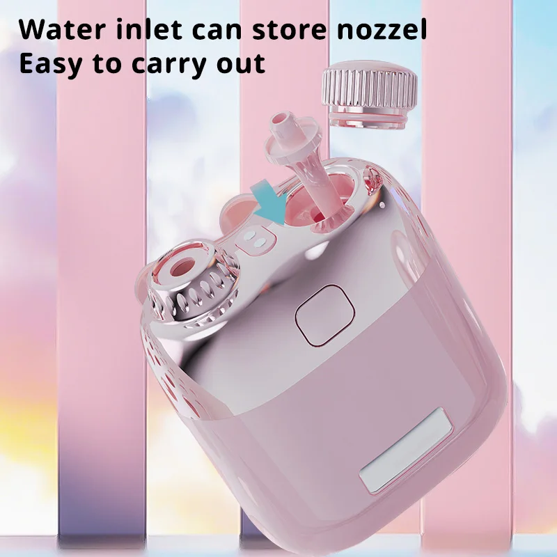 Oral Irrigator Mini Oral Irrigator Multiple Colors Portable Teeth Cleaner 2 Jet Tip 4 Modes Teeth Clean Children And Couples