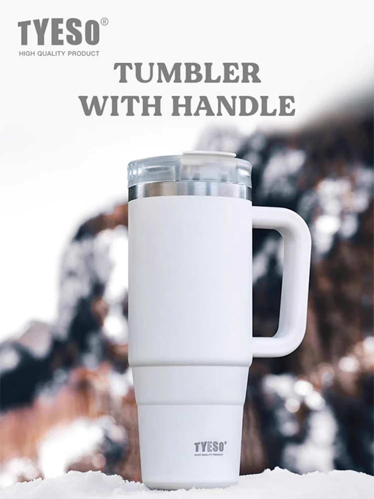 كوب ماء Tyeso، كوب قهوة معزول بسعة كبيرة من الفولا...