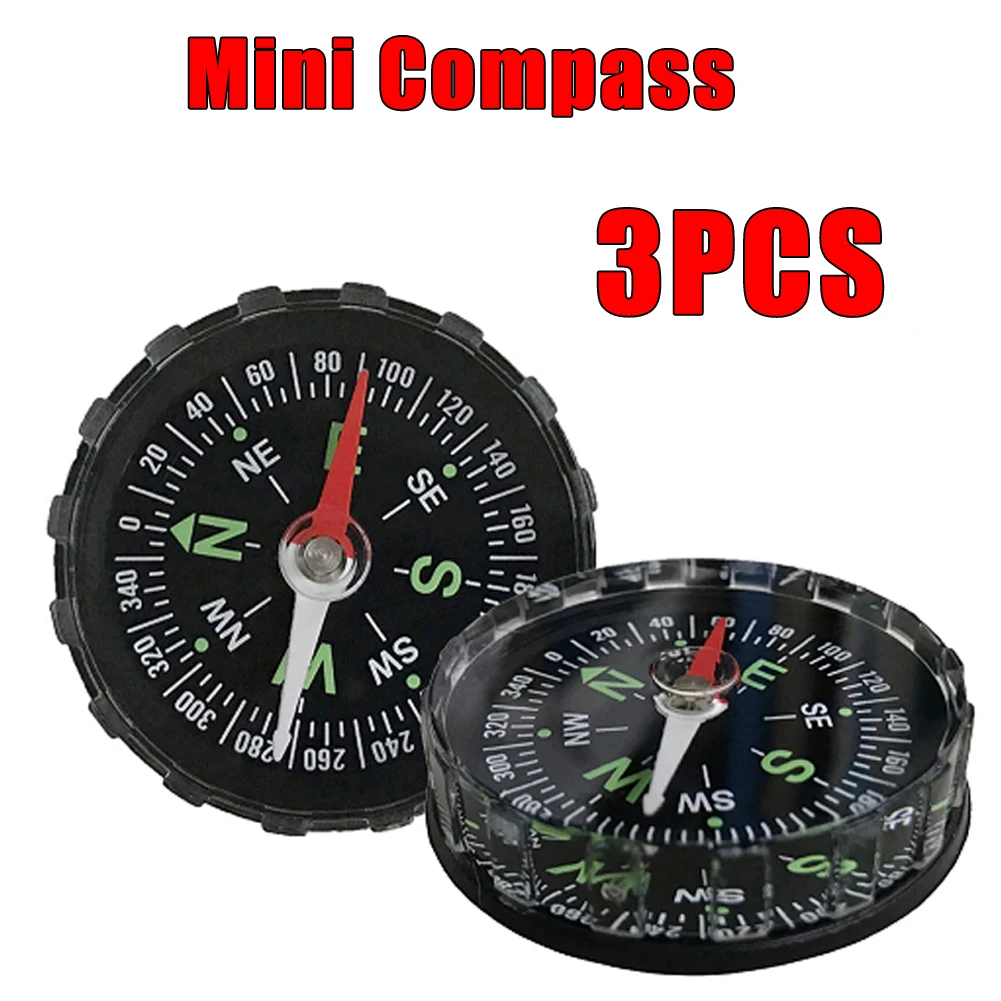 45mm Handheld Mini Compass Outdoor Camping Hiking Survival Guider ...