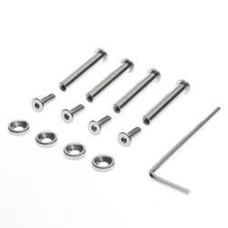 Enhanced Cooling Fan Mount Screws - Secure and Stable Design (Silver)