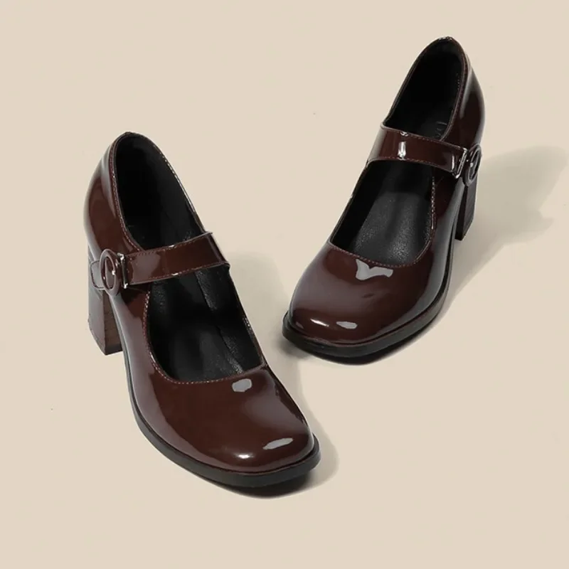 

Туфли-лодочки женские на массивном каблуке, элегантные офисные свадебные туфли, квадратный носок, шикарная обувь для невесты