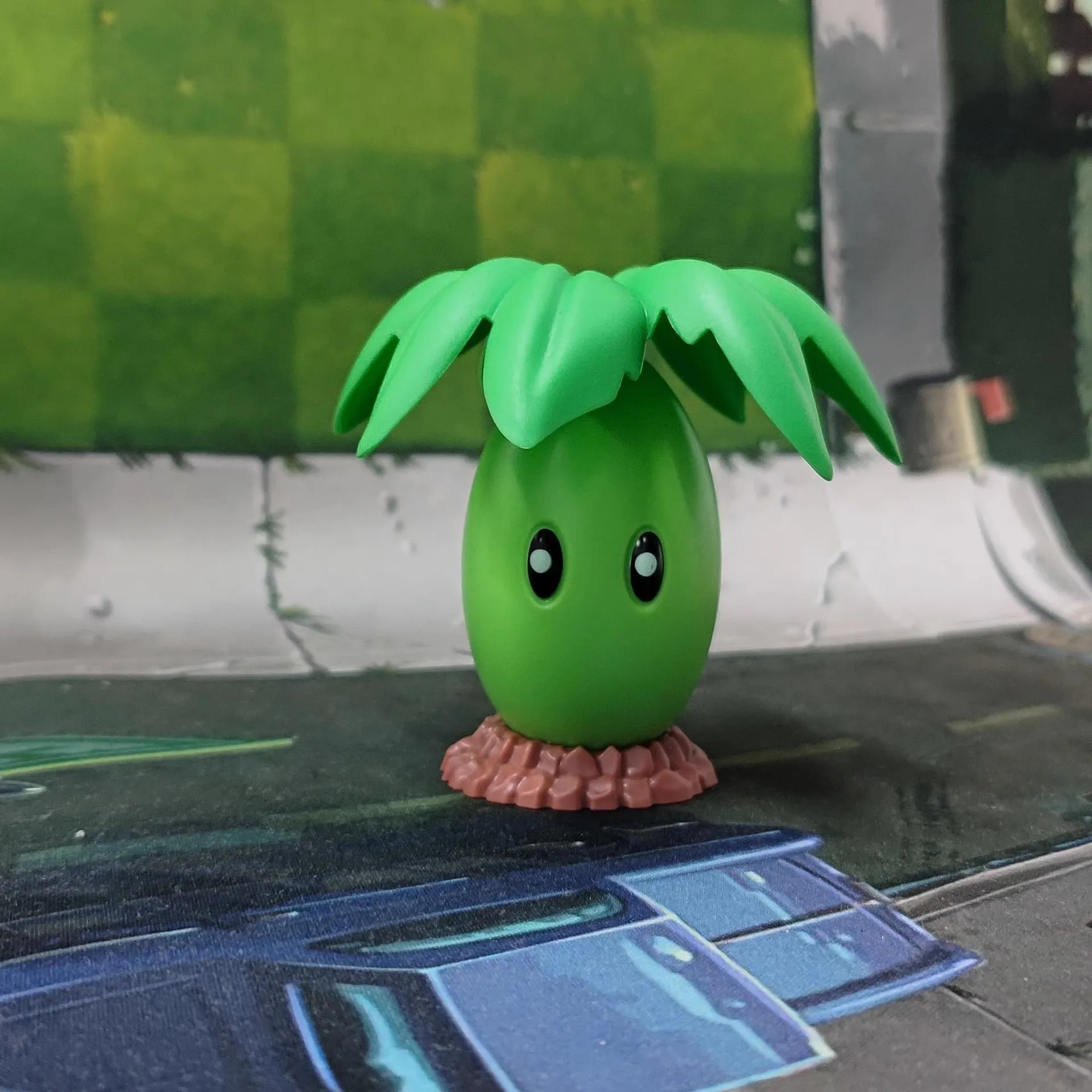 Plants vs. Zombies Collectible Figures Set - Umbrella Leaf, Starfruit, Parsnip, Chomper, and Peashooter