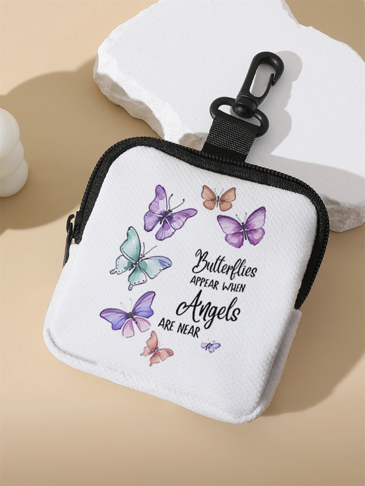 Butterfly patterned large capacity coin wallets, digital printed coin wallets, and storage bags are ideal choices for gifts