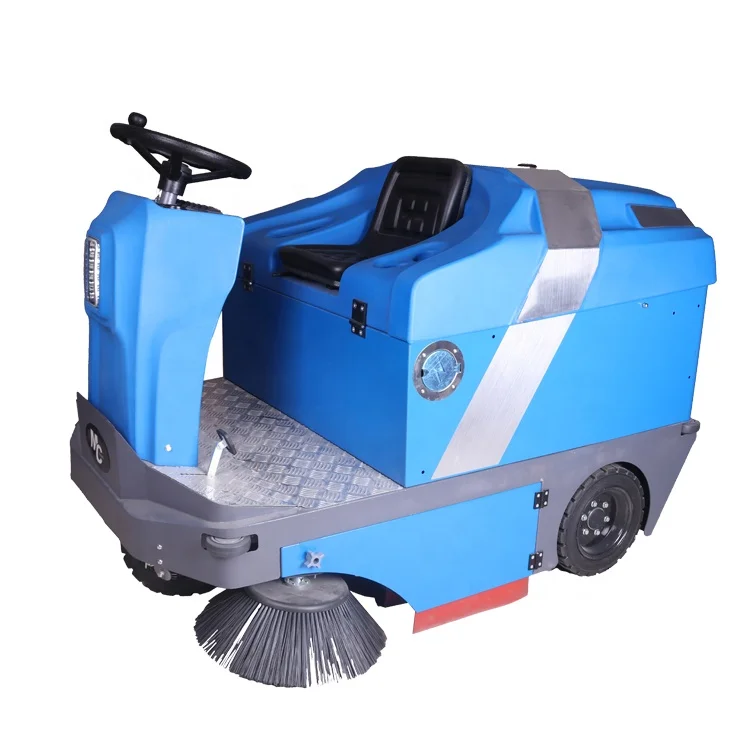 PB155 220L ride-on road floor sweeper with plastic shell