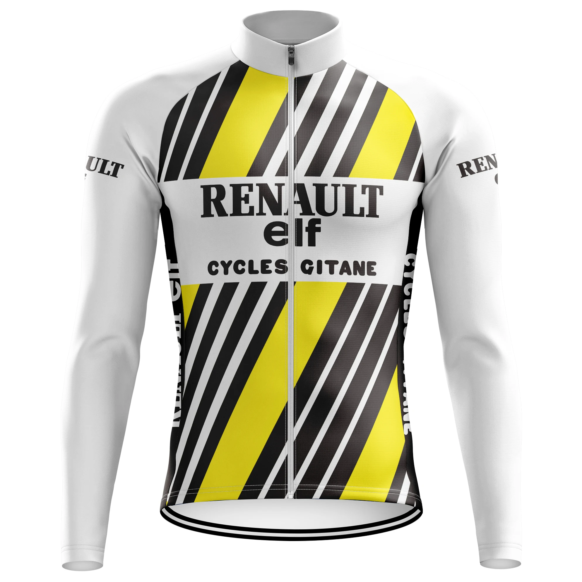 thumbnail image 1 of Maillot de ciclismo retro de verano para hombre, de varios estilos, de manga larga, sin forro polar, para ciclismo, París, Roubaix, Brooklyn, Ford, Faema, Molteni, 1 of 5