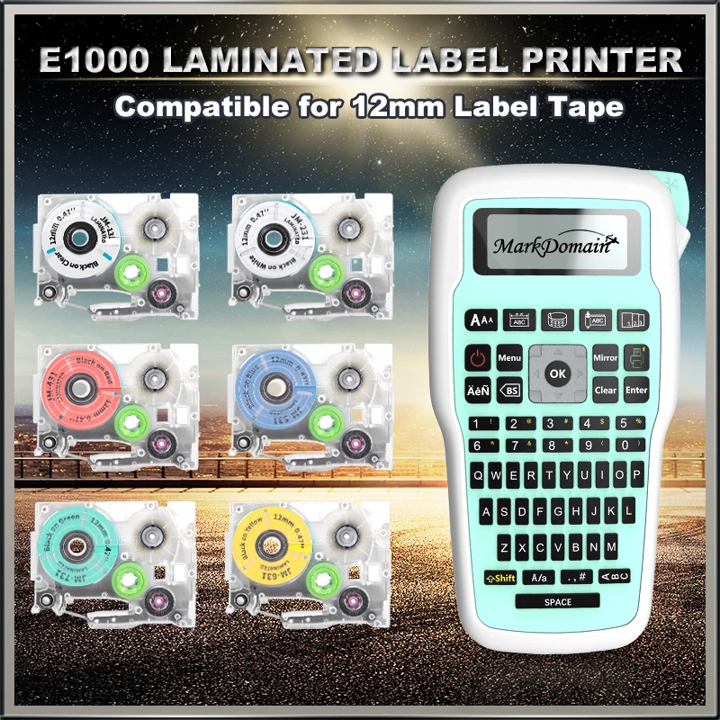 E1000 Pro Label Maker Machine Label Pirnter Home Office School AliExpress