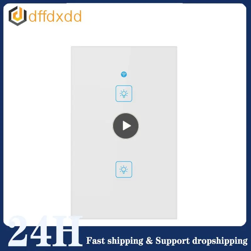 Us Wifi Smart Switch 90-250V 120 Modello App Con Funzione Rf Controllo Vocale/Remoto Funziona Con Amazon Alexa Home