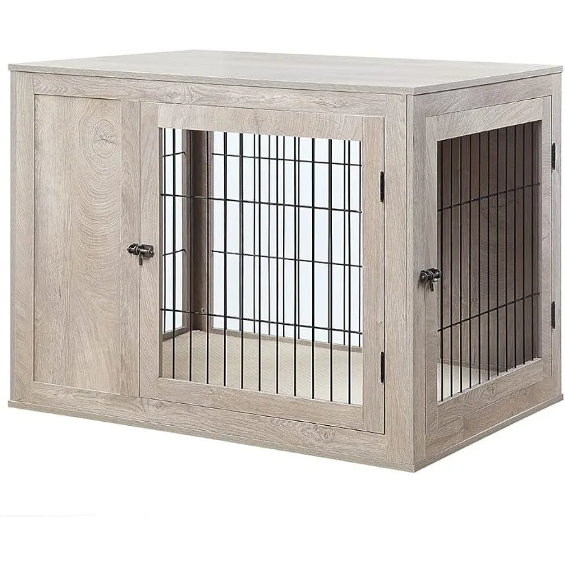 

unipaws Furniture Style Dog Crate for Medium Large Dogs, Indoor Aesthetic Dog Stuff Kennel