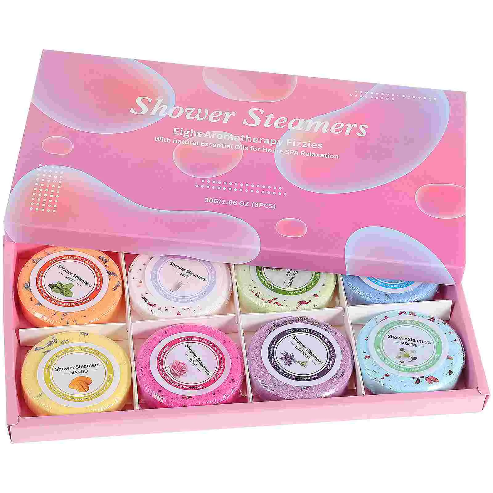 

8 Pcs Shower Tablet Steamers Men Mens Body Lotion Tablets Gifts Salt Bath Supplies Girl Suits