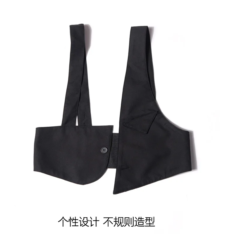 

Women Wide Suit Fabric Underbust Corset Buster Crop Top Adjustable Vest Top Waist Belt Street Women Cincher Bustiers Corset Belt