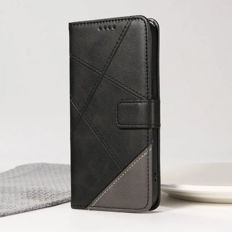 Luxury Leather Flip Wallet Case – Premium Book-Style Cover