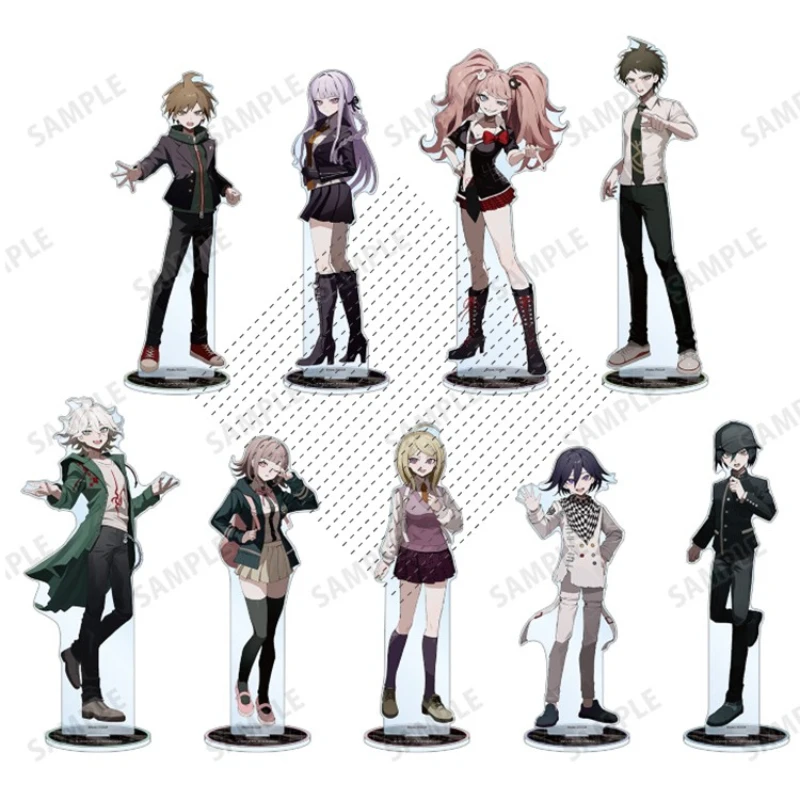 

Game V3 Akamatsu Kaede Ouma Kokichi Shuichi Saihara Nanami Chiaki Acrylic Stand Doll Figure Model Plate Cosplay Toy for Gift