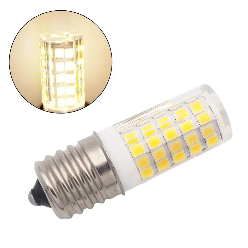 10PACK E17 LED Bulb Illuminator Microwave 6W AC 110/220V 2835 SMD Ceramic Equivalent 60W Incandescent Cerami Warm/Cold  Lamp images - 6