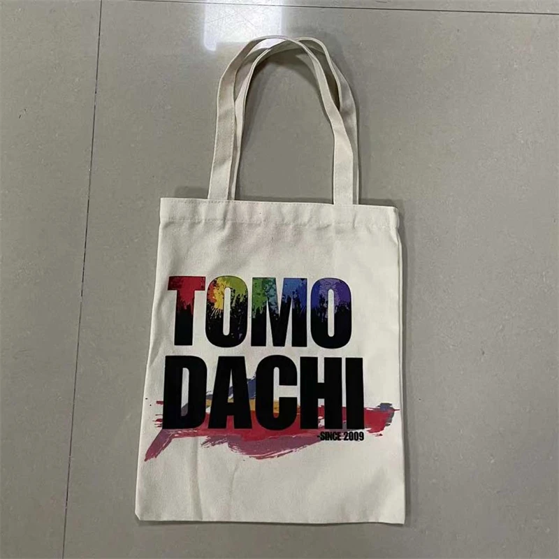 Promotional Personalized Canvas Bags Printed with logo 100pcs/lot Reusable Shopping Cotton Tote Bags Custom Logo Wholesale 5