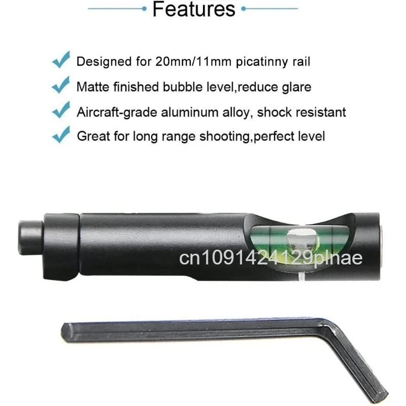 Hunting Spirit Bubble Level Optical Scope Mounts for 11mm/20mm Picatinny Rail Rifel Scope Leveling Tool Kit Hunting Accessories