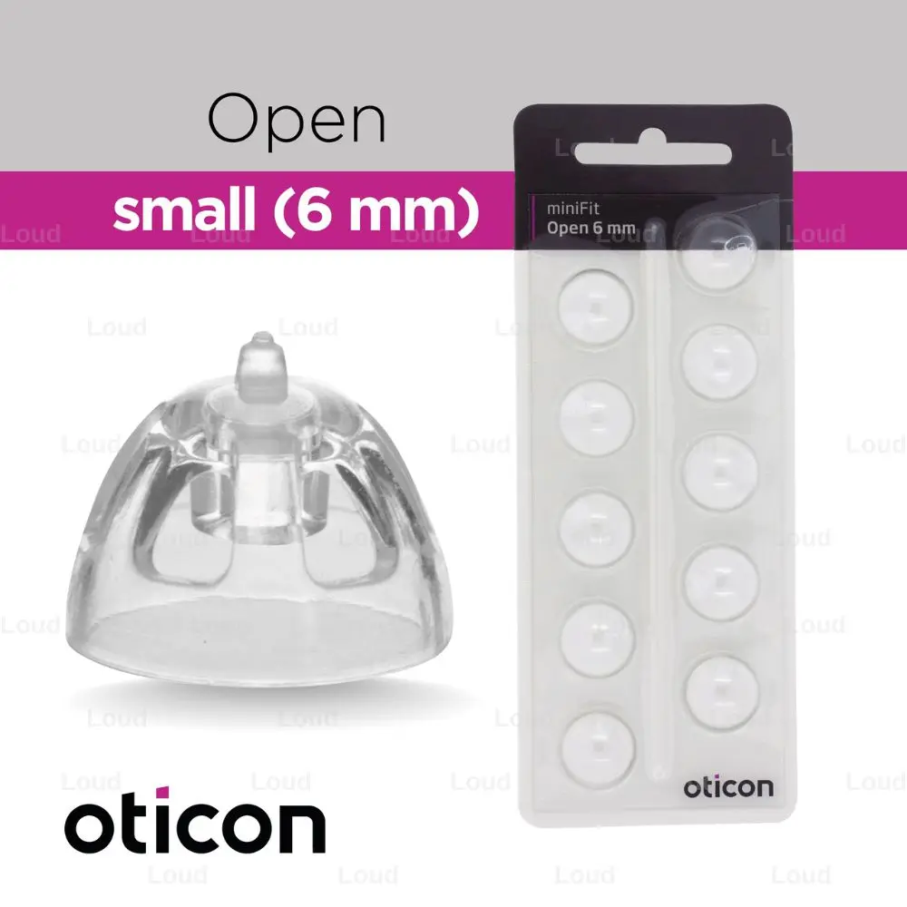 Hearing Aid Domes Hearing Aid Domes for Oticon hearing aid Replacements Oticon Minifit Open Domes 8mm/10 mm(Open 6mm/8mm)