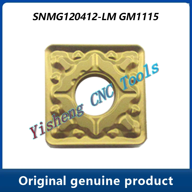 

Токарный инструмент для вставок с ЧПУ, оригинальный SNMG SNMG120412-LM GM1115 GM3220 GM1125 GM3225 GS3125