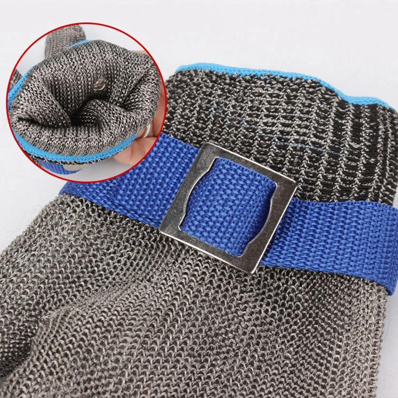 Anti Cut Gloves Stainless Steel Butcher Hand Protection Anti Cut Gloves Safety Supplies To Prevent Cutting Scratches Gadgets