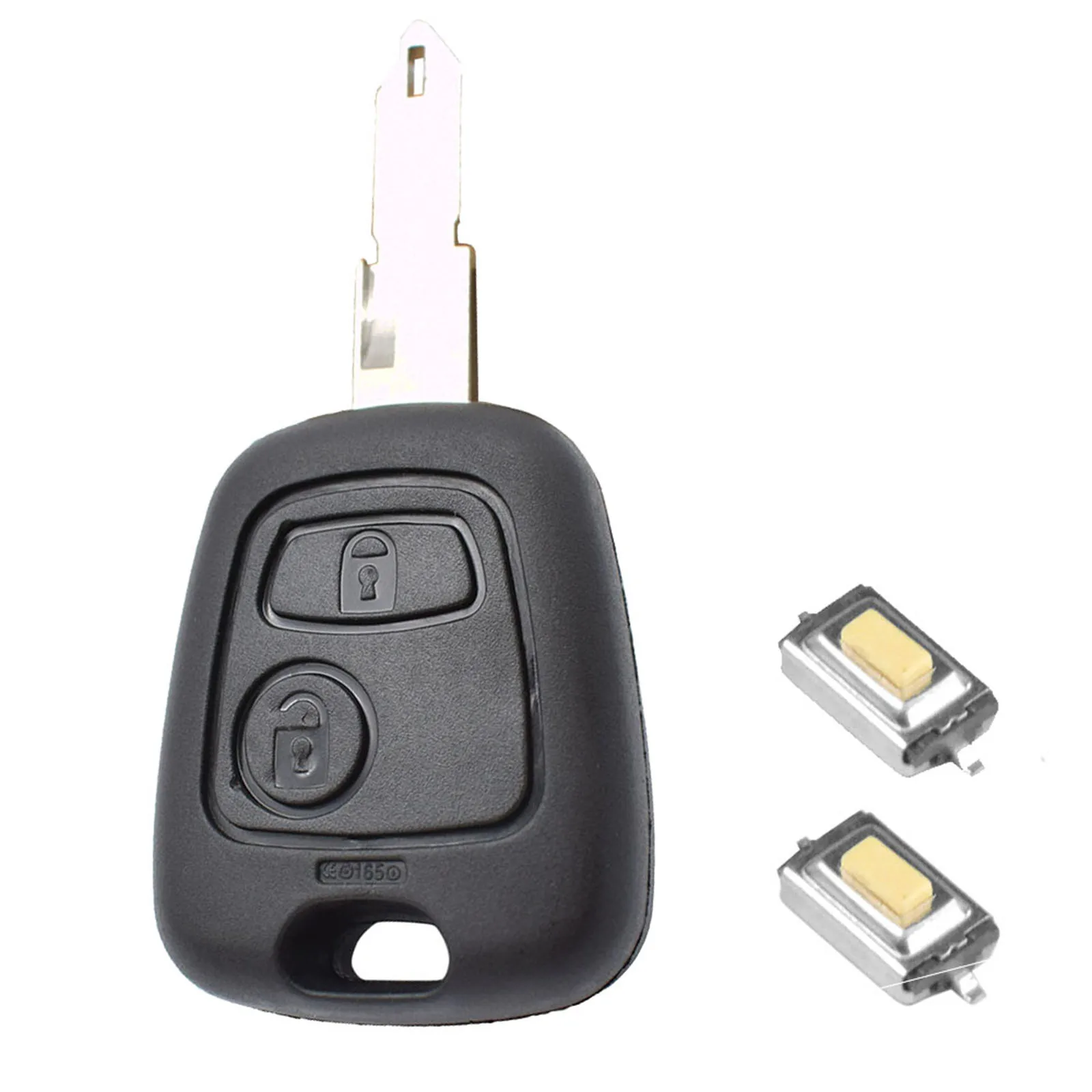Auto Chiave A Distanza Borsette Per Peugeot 307 107 207 406 Citroen C1 C2 C3 C4 C5 Xsara Picasso Chiave Della Copertura di Ricambio Fob caso Kit di Riparazione - Image 2