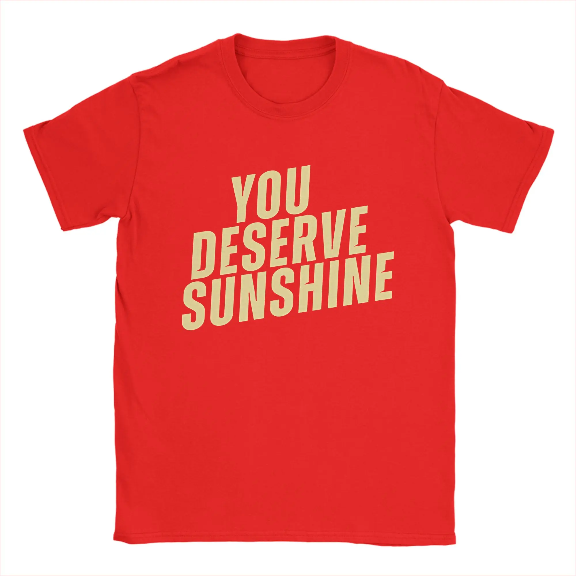 Men's You Deserve Sunshine Cotton Graphic Tee - Short Sleeve