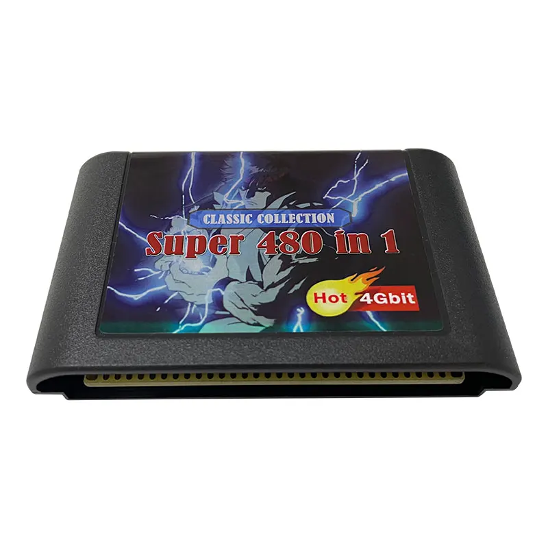 

480in1 16 Bit MD игровая карта для Sega Mega Drive и для оригинальной консоли