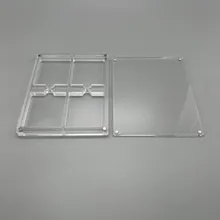 

High transparency Acrylic Magnetic suction cover Games Storage Box Hard Shell cartridge Case for GameBoy GB GBC