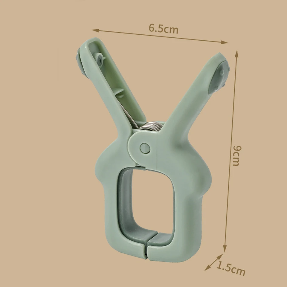 Mollette Grandi In Plastica Per Asciugamani Da Spiaggia - 4 Pezzi (blu, Giallo, Verde, Rosso) 12 Cm - Antivento Per Lettini, Tende E Lavanderia - 4