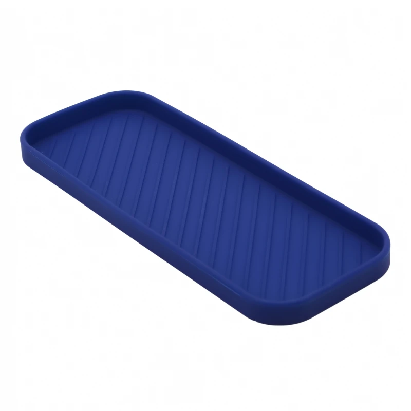 Silicone Drain Tray For Tableware Water Cup Fruit Vegetable Kitchen Sink Organizer Storage Tray Sponge Holder Soap Dispenser kitchen tray,storage tray,soap dispenser tray,drink tray,water tray