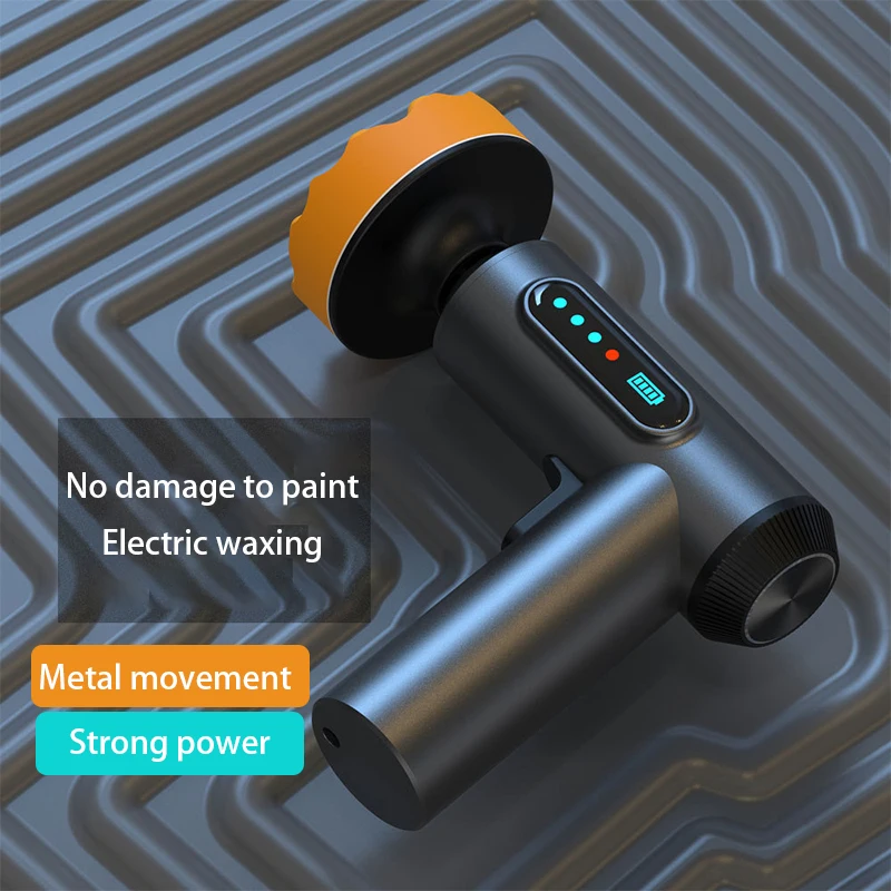Car Polisher 1 Set Wireless Digital Waxing Machine Car Mounted Small Electric Tools