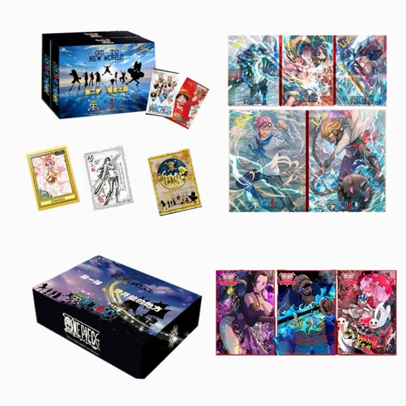New One Piece Card Box Playing Games Hobby Collection Card The Start Of Dream Anime Figures Rufy Nami Rare Trading Card