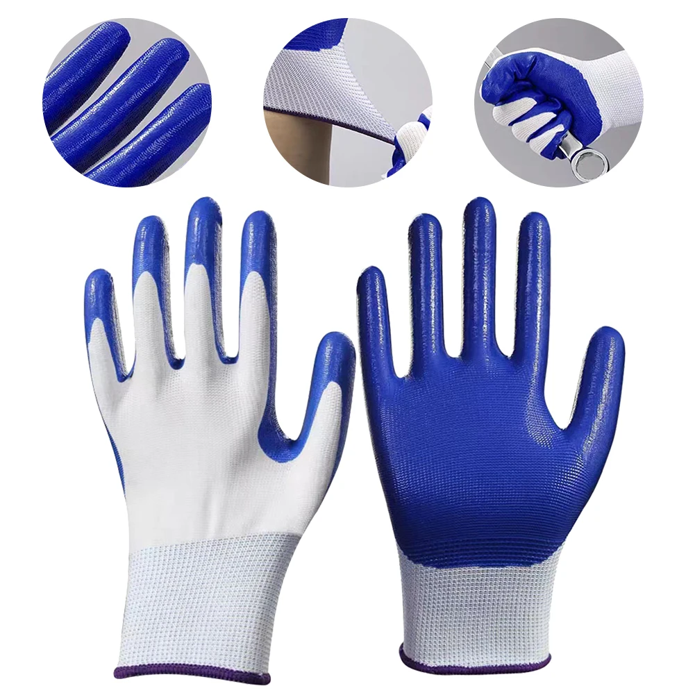Safety Work Gloves Wear Resistant Work Protective Gloves Multipurpose Breathable for DIY Garden Construction 2