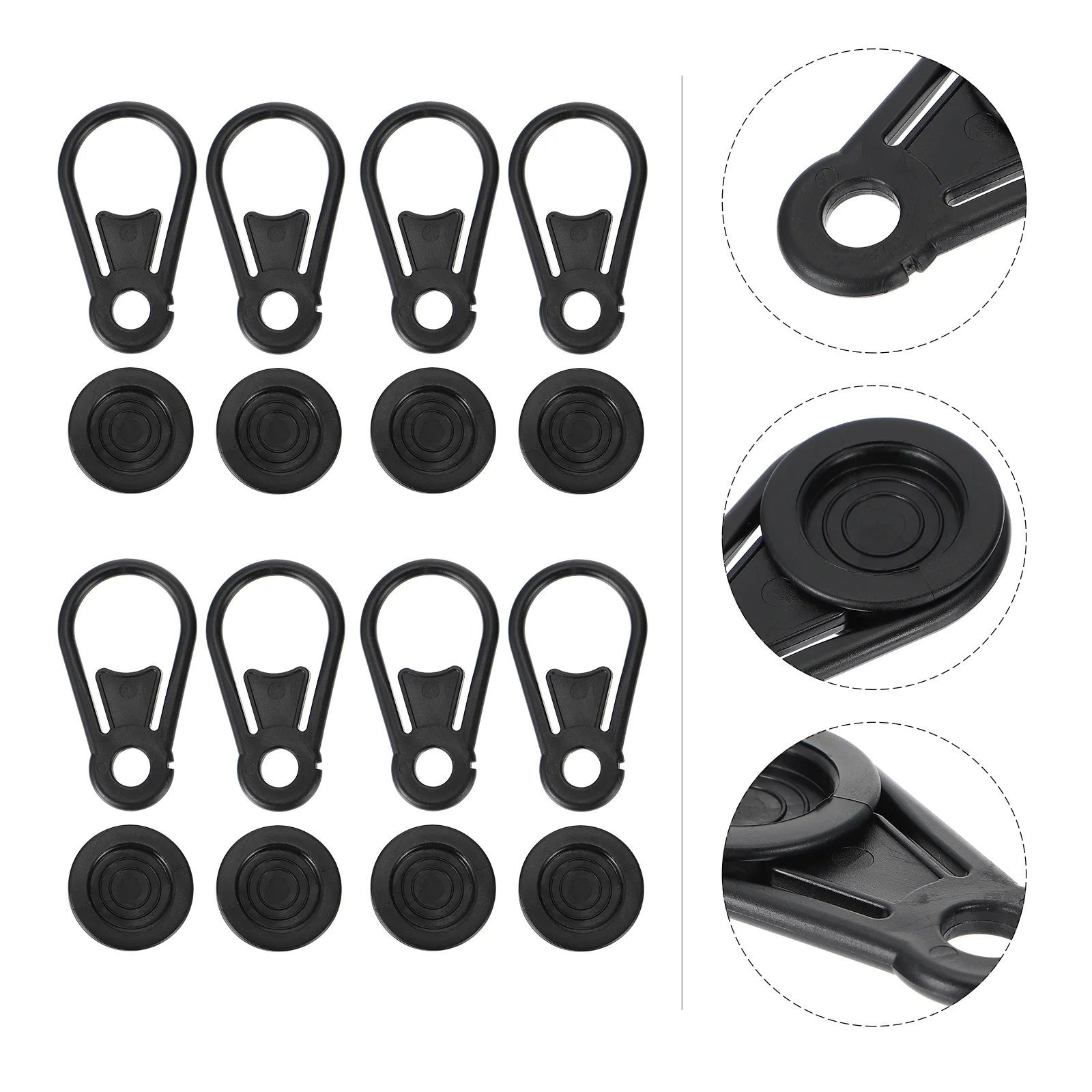 

20 Pcs Tarpaulin Clip Tent Awning Clips Fixing Waterproof Tents Clamps Trap Plastic