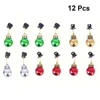 12 Pcs Christmas Balls Decorations Hanging Beard Clip nament Pendant Home Decor Holiday Garland Accessories Christmas Theme 2