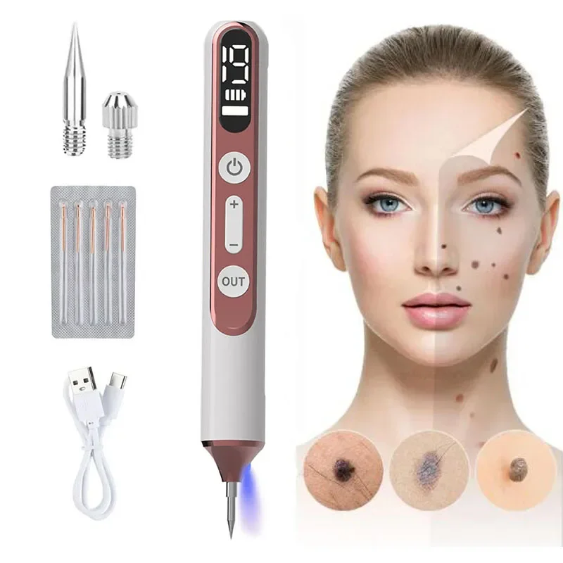Laser Plasma Pen Mole Warts Remover Freckles Dark Spots Removal Wart Eliminator Tattoo Papilloma Black Dots Skin Tag Remover
