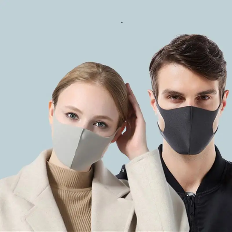 Ice Silk Mask Spring And Summer Dustproof Washable Reusable Face Mask Unisex Adult/Mask Outdoor Travel Protection face mask