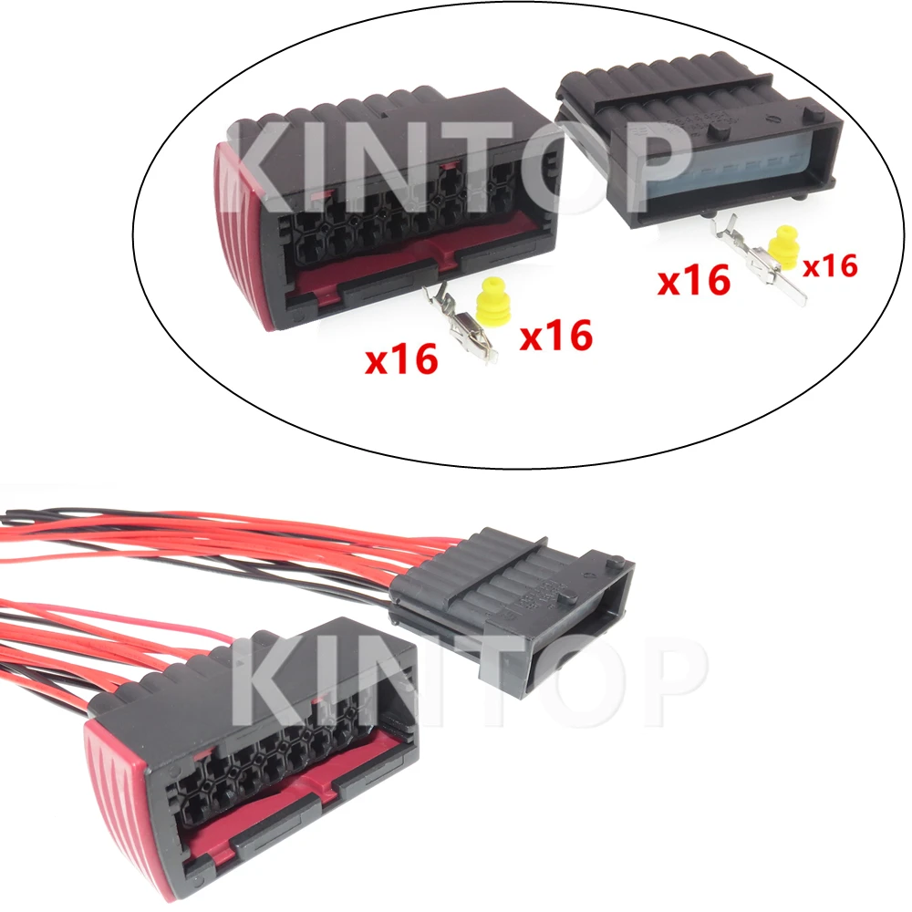 

1 Set 16 Pins 1-965427-1 Car Electrical Connector Automobile Electric Cable Plug Auto ECU Connector 1-964449-1