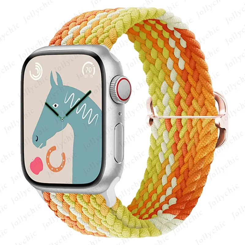 Braided Solo Loop Strap for Apple Watch - Stylish and Comfortable Wristband Accessory