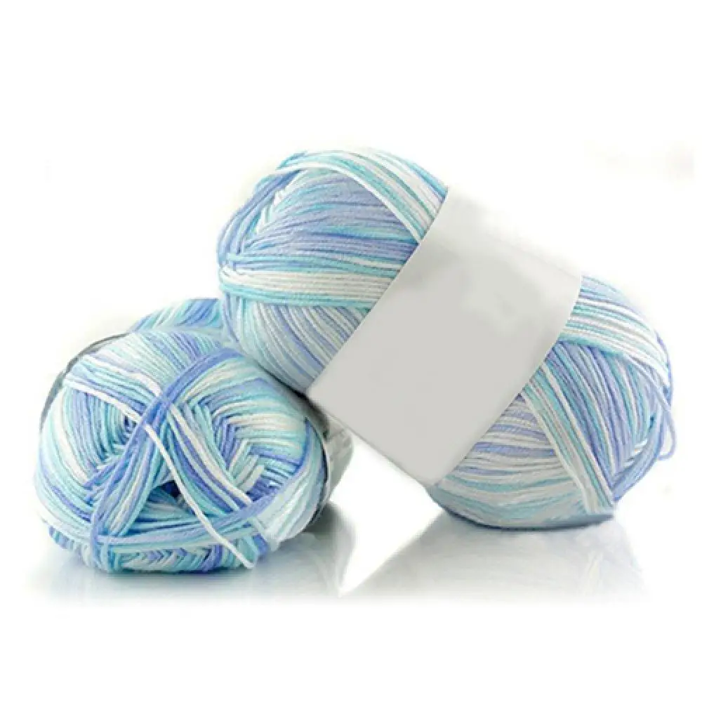 50g Soft Bamboo Cotton Yarn Knitting Wool for Hand Knitting Yarn Crochet Craft Sweater Hat Threads Yarn Fiber Yarn Knitting Yarn 3
