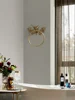 European Style Vintage Brass wall Hook Bird Towel Ring Bathroom Accessories Bath Towel Holder Paper Towel Organizer Wall hanging 5