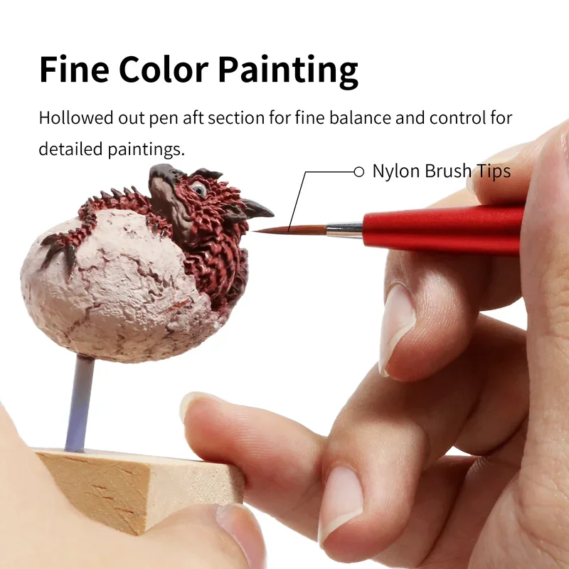 Model Tool Metal Pointed Painting Brush Pen Brush Holder Replace Tips DSPIAE AT-FB Series Hobby DIY Accessories model tools