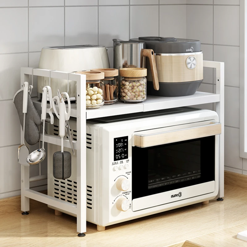 

Kitchen Countertop Microwave Oven Shelf Rice Cooker Pot Oven Storage