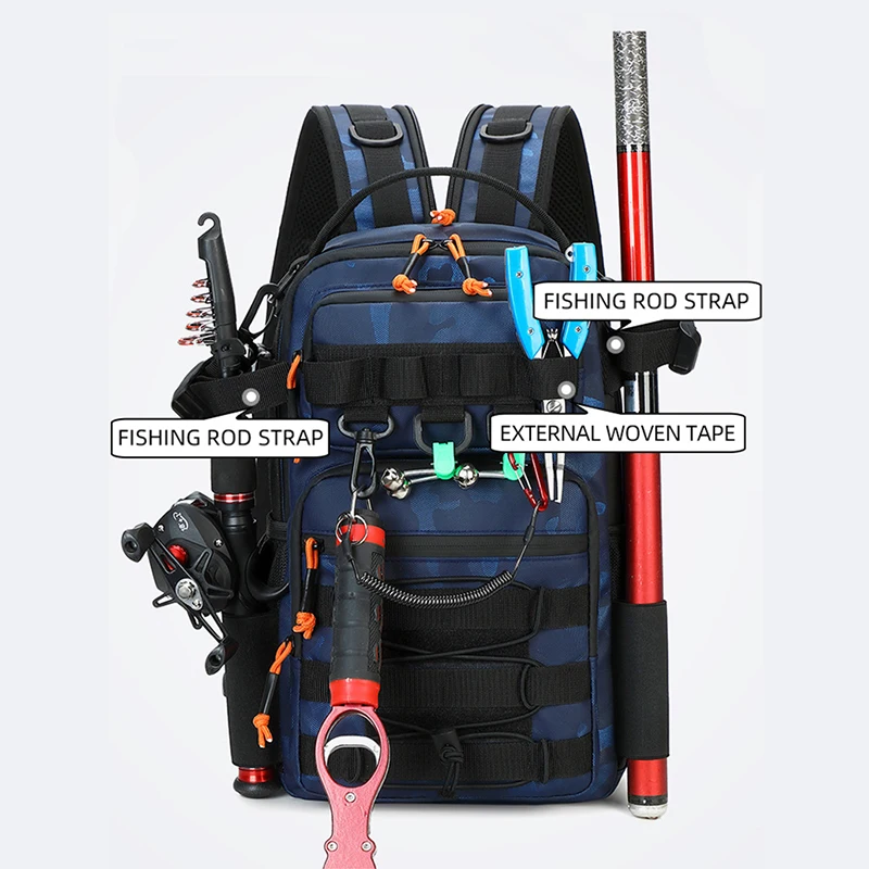 Oxford Fishing Camping Backpack for Outdoor Sports