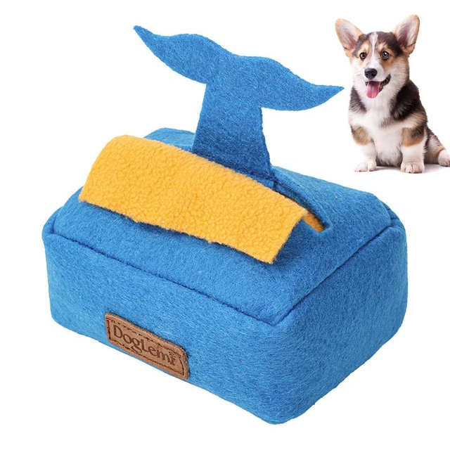 Dog Treat Tissue Box Dog Puzzle Toy Interactive Dog Toy