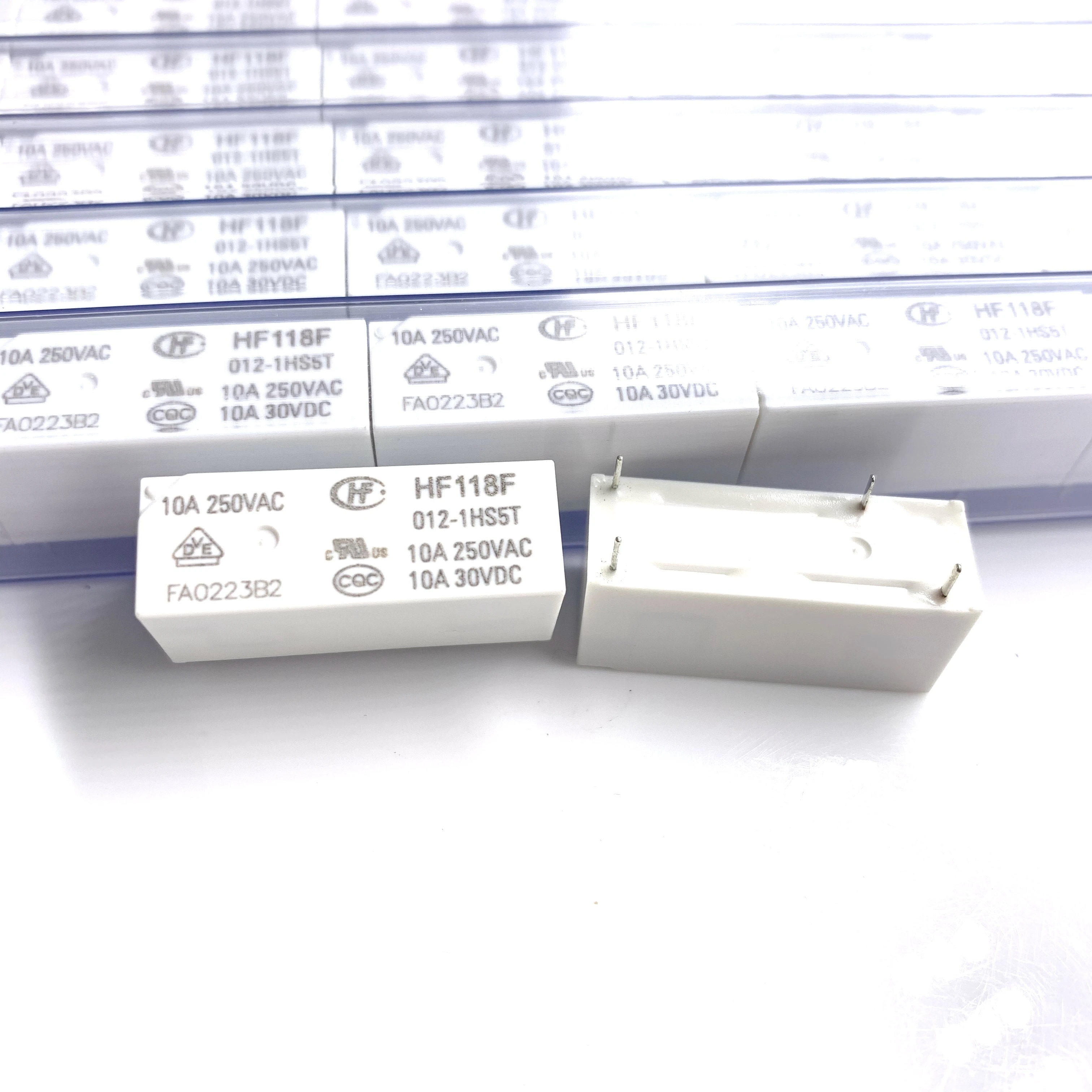 HF118F 012 1HS5 HF Relay JQX 118F 012 1HS5T Normally Open Type 10A 4PIN ...