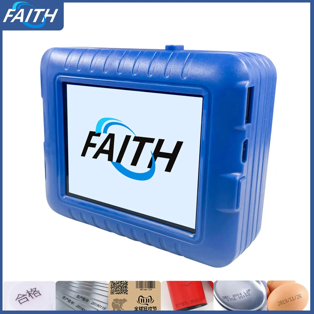Faith 25 개 언어 미니 핸드 헬드 잉크젯 프린터 라벨 프린터 번호 로고 플..
